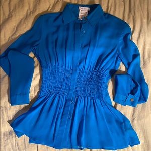 Versace woman button down shirt